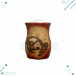 Mate Cuero Forrado, Palo Santo (10x7cm aprox.)