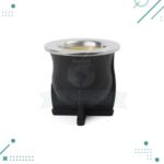 Mate Camionero Nativo, Termico de Pvc con Virola de Acero COLOR NEGRO (10x10cm aprox.) - Imagen 3