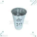Vaso Fernet Aluminio Grabado, Messi Blanco (1L) - Imagen 2