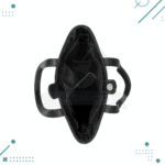 Bolso Matero Premium, Cuero y Arpillera, con Broche y Division (Color Negro) - Imagen 7