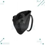 Bolso Matero Premium, Cuero y Arpillera, con Broche y Division (Color Negro) - Imagen 3