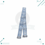 Faja Gaucho - Cinto N°6 (Aprox 3mts) Diseño Argentina Blanco (Color Celeste) - Imagen 2