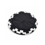 Boina De Hilo Vuelo 32cm, Guarda Pampa Beret Gaucho Style Classic COLOR NEGRO