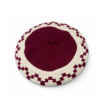 Boina de Hilo Vuelo 32cm, Guarda Pampa Beret Gaucho Style Classic COLOR BORDO