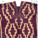 Poncho Calidad PREMIUM Argentino Con Hilo, Color Bordo Y Diseño Tradicional Color Beige - Imagen 7