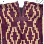 Poncho Calidad PREMIUM Argentino Con Hilo, Color Bordo Y Diseño Tradicional Color Beige - Imagen 6