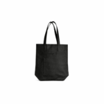 Bolso Matero Cuero Premium con Porta Bombilla y Porta Termo (Color Negro)