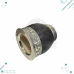 Mate Roma Calabaza , Alpaca Cuero Tallado (Color MARRON) - Imagen 3