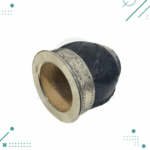 Mate Roma Calabaza , Alpaca Cuero Tallado (Color NEGRO) - Imagen 3