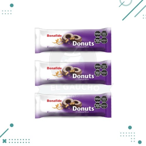 Diseño sin título (26) Donuts Bitter Bonafide 78gr (Pack 3un.) 234gr - Imagen 1