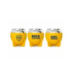 Combo Matero - Mate Pampa Bocon (boca juniors) + Yerbera/Azucarera Pampa (boca juniors) + Bombilla - Imagen 3