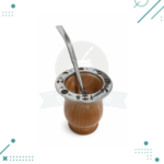 Camionero De Algarrobo Grabado - AFA (10x10cm aprox.) + Bombilla de Regalo