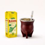 Combo Matero - Mate Camionero Marron+Yerba Playadito 500g+Bombilla - Imagen 2