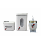 Combo Matero - Mate Pampa XL (river) + Yerbera/Azucarera Pampa (river) + Bombilla