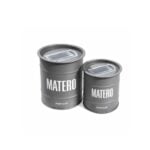 Latas MATERO Yerbera-Azucarera Color GRIS - Imagen 2