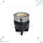 Mate Imperial Interior Calabaza, Guarda De Acero, Cuero Negro Liso + Bombilla De Regalo - Imagen 6
