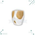 Mate Ranchero Artesanal Manchas Blancas (10x8cm aprox.) - Imagen 2