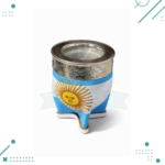 Mate Imperial Premium Alpaca Bandera Argentina (12x10cm aprox.) - Imagen 2