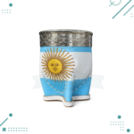 Mate Imperial Premium Alpaca Bandera Argentina (12x10cm aprox.)