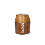 Mate Criollo con Base de Cuero (10x7cm aprox.)