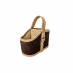 Media Canasta Premium Pelo Vacuno- Color Marron