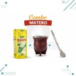 Combo Matero - Mate Camionero Marron+Yerba Playadito 500g+Bombilla