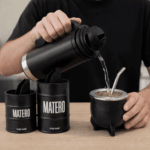 Combo Matero - Mate Camionero Negro + Yerbera y Azucarera Matero + Bombilla - Imagen 2