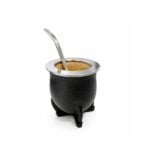 Combo Matero - Mate Camionero Negro + Yerba Playadito 500g + Bombilla - Imagen 2