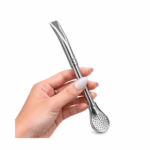 Bombilla Acero Inoxidable, Pico de Loro (20xm aprox.)