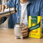 Combo Matero - Termo Bala Acero Inoxidable 1L + Mate Torpedo Crudo + Yerba Mañanita 250g + Bombilla de Regalo - Imagen 2