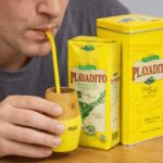 Combo Matero - Mate Mijo con Bombilla (amarillo) + Yerbera Lata Playadito + Yerba Playadito 500g - Imagen 2
