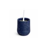 Combo Matero - Mate 3D Diseño Flores (negro) + Yerbera/Azucarera Lata "Hoy Puede Ser Ese Dia" - Imagen 4
