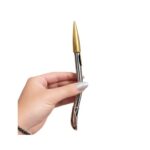 Bombillon de Alpaca y Bronce con Dije de San Lorenzo (18cm) - Imagen 3