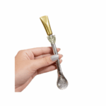 Bombillon de Alpaca y Bronce con Dije de Velez (18cm)