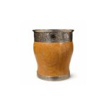 Mate Imperial Algarrobo Premium, Guarda y Base de Alpaca (10x10cm aprox.) - Imagen 2