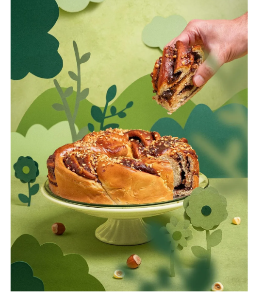 Rosca de Pascuas RAPANUI- Frambuesa y Chocolate Amargo (750gr)