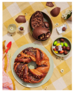 Rosca de Pascuas RAPANUI- Frambuesa y Chocolate Amargo (750gr) - Imagen 4