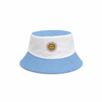 Gorro Piluso ARGENTINA, Celeste y Blanco con Sol Bordado