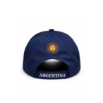 Gorra de Gabardina ARGENTINA, Azul con Detalles Celestes y Sol Bordado - Imagen 2