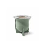 Combo Matero - Termo Acero Inoxidable 1.2L con Manija (verde) + Mate Camionero Nativo (verde) con Bombilla + Canasta Matera Uruguaya Negra + Yerba Mañanita 250g - Imagen 5