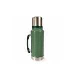 Combo Matero - Termo Acero Inoxidable 1.2L con Manija (verde) + Mate Camionero Nativo (verde) con Bombilla + Canasta Matera Uruguaya Negra + Yerba Mañanita 250g - Imagen 7