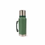 Combo Matero - Termo Acero Inoxidable 1.2L con Manija (verde) + Mate Camionero Nativo (verde) con Bombilla + Canasta Matera Uruguaya Negra + Yerba Mañanita 250g - Imagen 7
