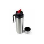 Combo Matero - Termo Acero Inoxidable Media Manija + Mate Camionero (marron) con Bombilla + Canasta Matera Uruguaya (marron) + Yerba Romance 250g - Imagen 4