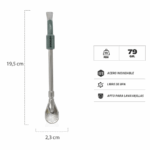 Bombilla Para Mate Stanley Spoon Color Verde - Imagen 3