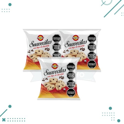 web - 2026-03-10T130204.283 Galletitas con Chips de Chocolate, Suavecitas x140g (Pack x3un) (420g) - Imagen 1