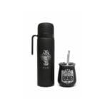 Termo Acero Inoxidable Marwal Calidad Premium 1Litro AFA + Mate Campeones Del Mundo