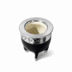 Mate Imperial Liso con Base Esquinero de Alpaca, Color Negro - Imagen 3