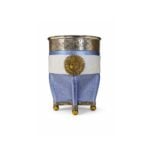 Mate Imperial Premium Bandera Argentina (Base Bolitas) (14x10cm aprox)