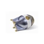 Mate Torpedo Premium, Virola Cincelada, Bandera Argentina (Base Bolitas) (14x7cm aprox) - Imagen 4