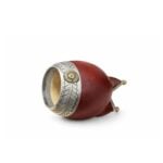 Mate Torpedo Virola Cincelada Dije Sol - Color Marron (Base Bolitas) (14x7cm aprox.) - Imagen 5